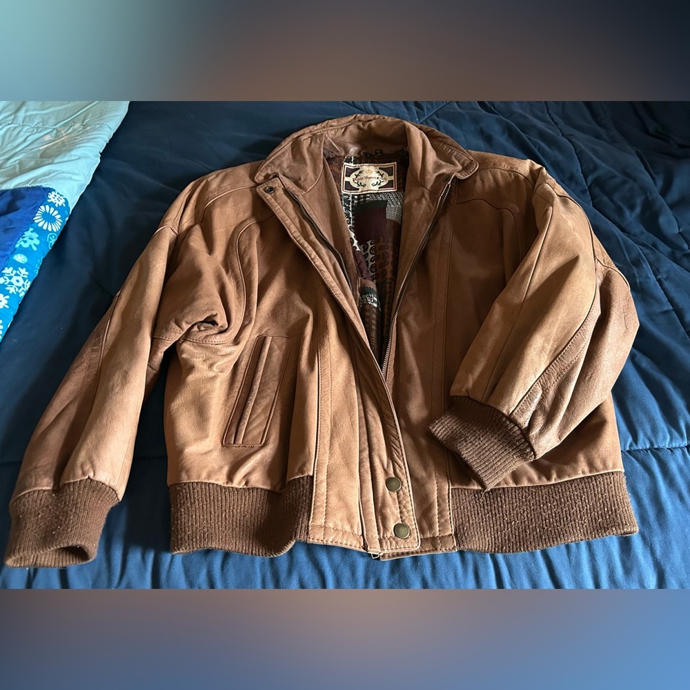 Vintage! Paris Sports Club bomber jacket size large.